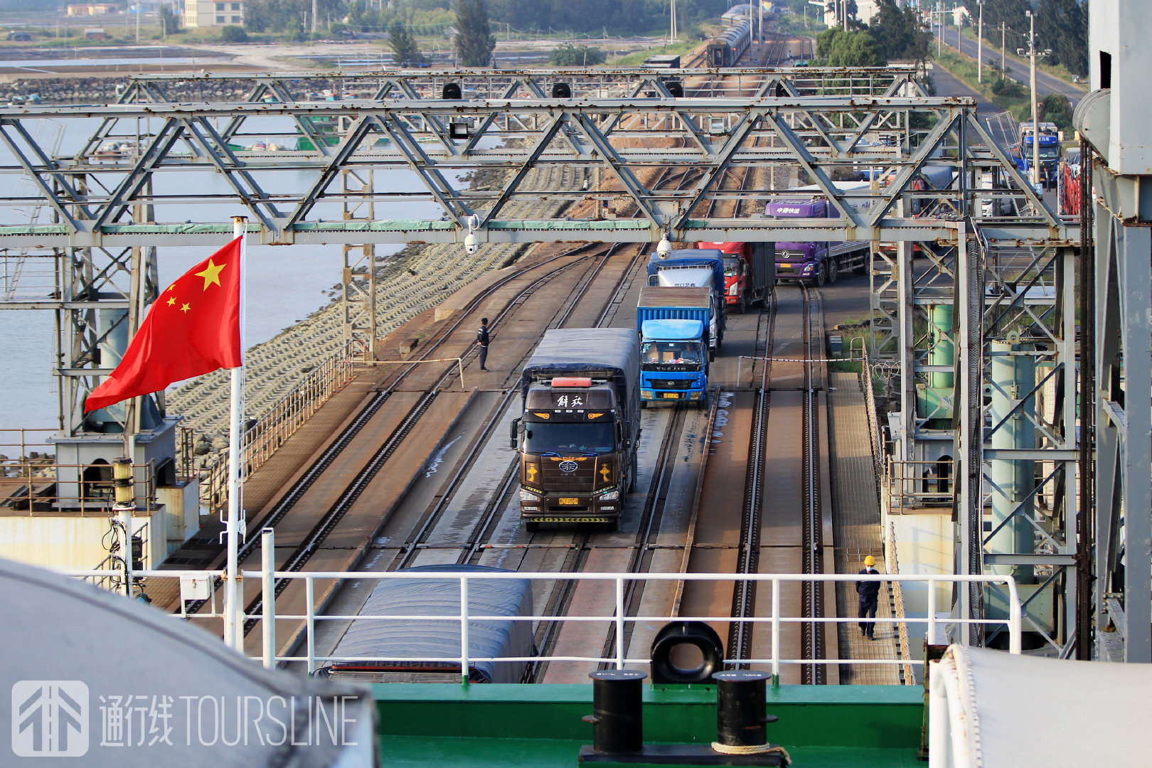粤海轮渡铁路线路图,粤海铁路轮渡过海攻略