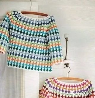 儿童钩针裙摆镂空花样编织教程,婴儿毛线帽钩针花样大全