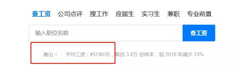 唐山各地区收入排名,唐山各行业工资一览表