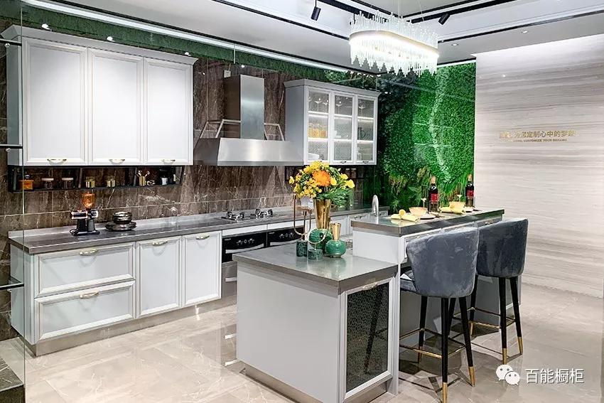 百能不锈钢厨房橱柜,百能不锈钢橱柜中式风格