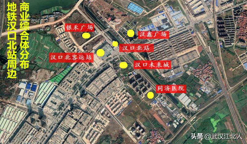 黄陂南部，汉口北这个地方，两座全玻璃幕墙大楼马上建成