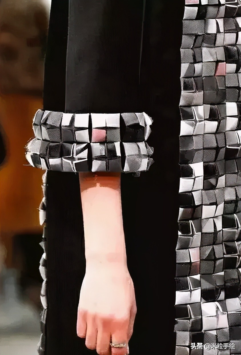 如何制作交叉条纹图案衣服,菱形格针织衣