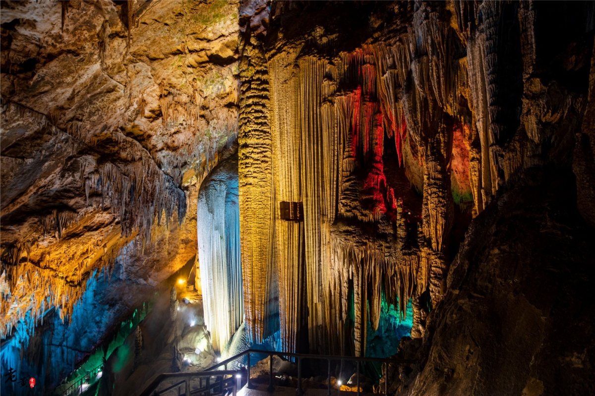 芙蓉洞溶洞景观,溶洞武隆
