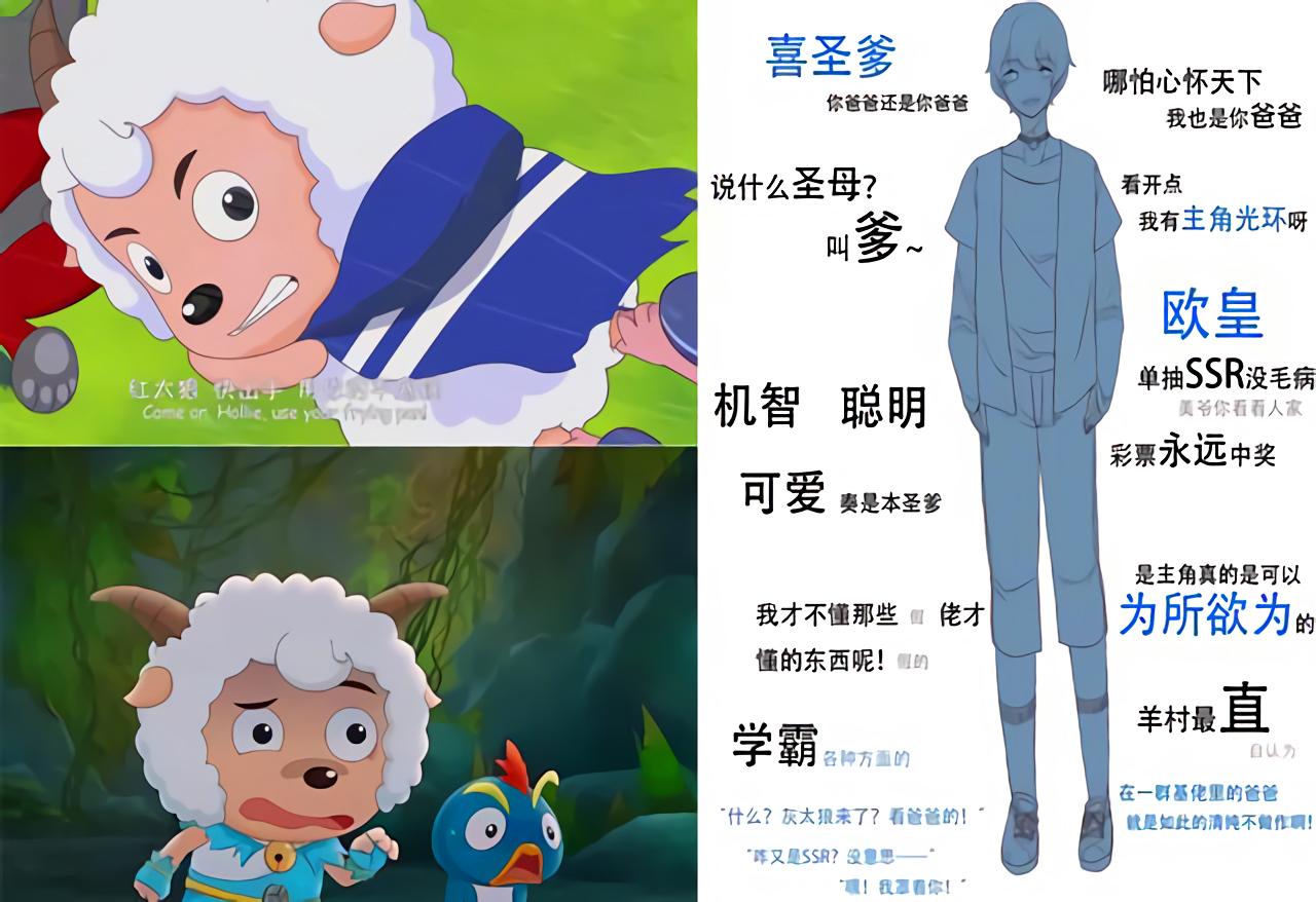 喜羊羊与灰太狼官方拟人图最新,喜羊羊与灰太狼拟人图官方给的