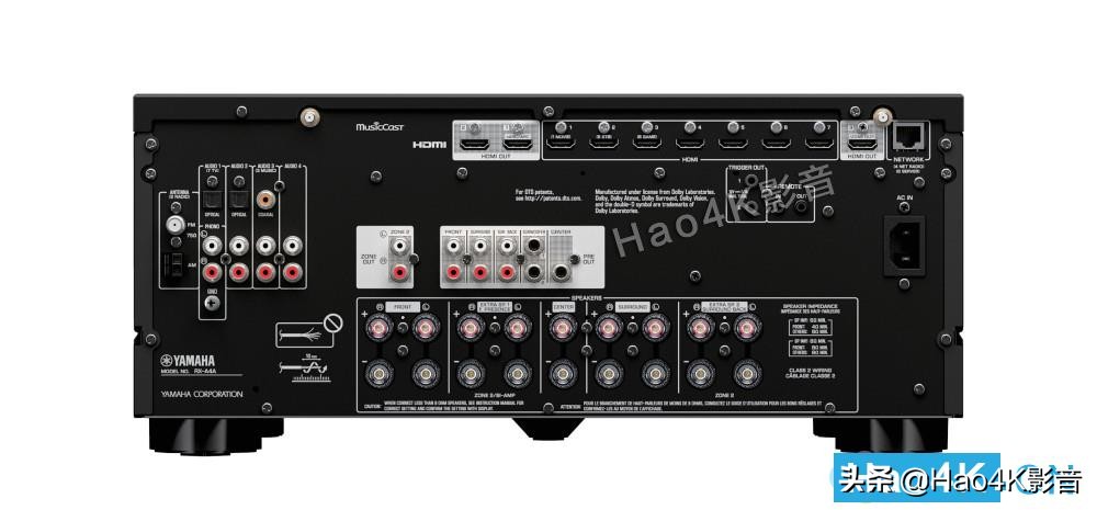 雅马哈rx-a4a功放效果,雅马哈rx-v4a详细评测