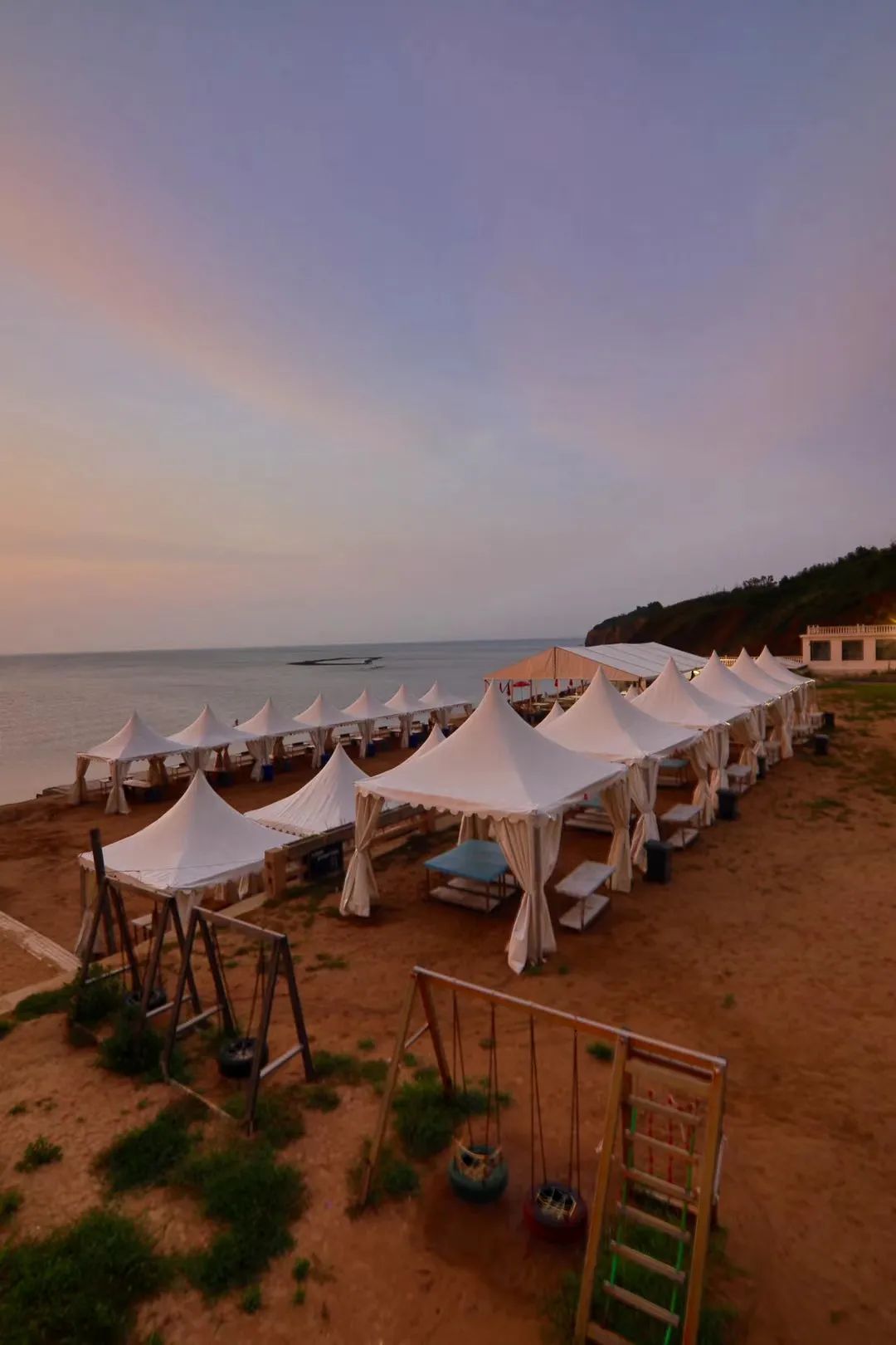 大连夏家河子海景房,大连夏家河子海滨浴场帐篷酒店