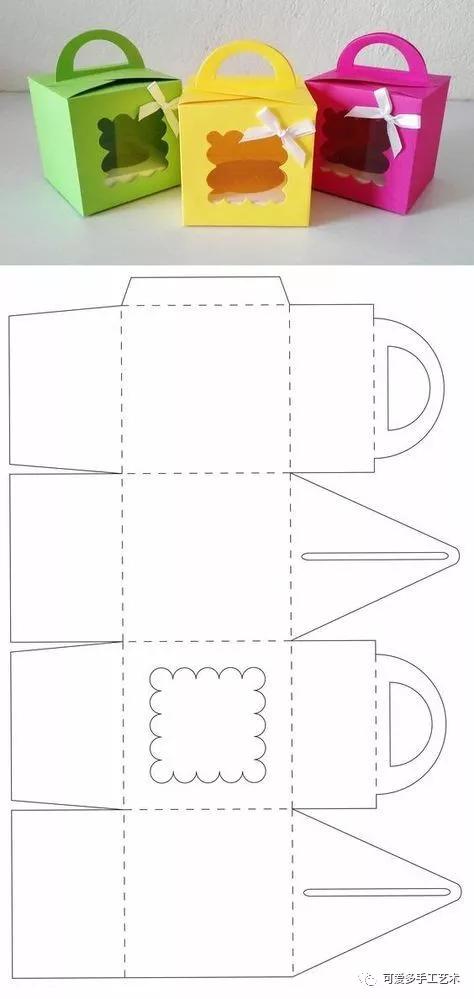 diy礼品盒花,大号礼品盒diy图案