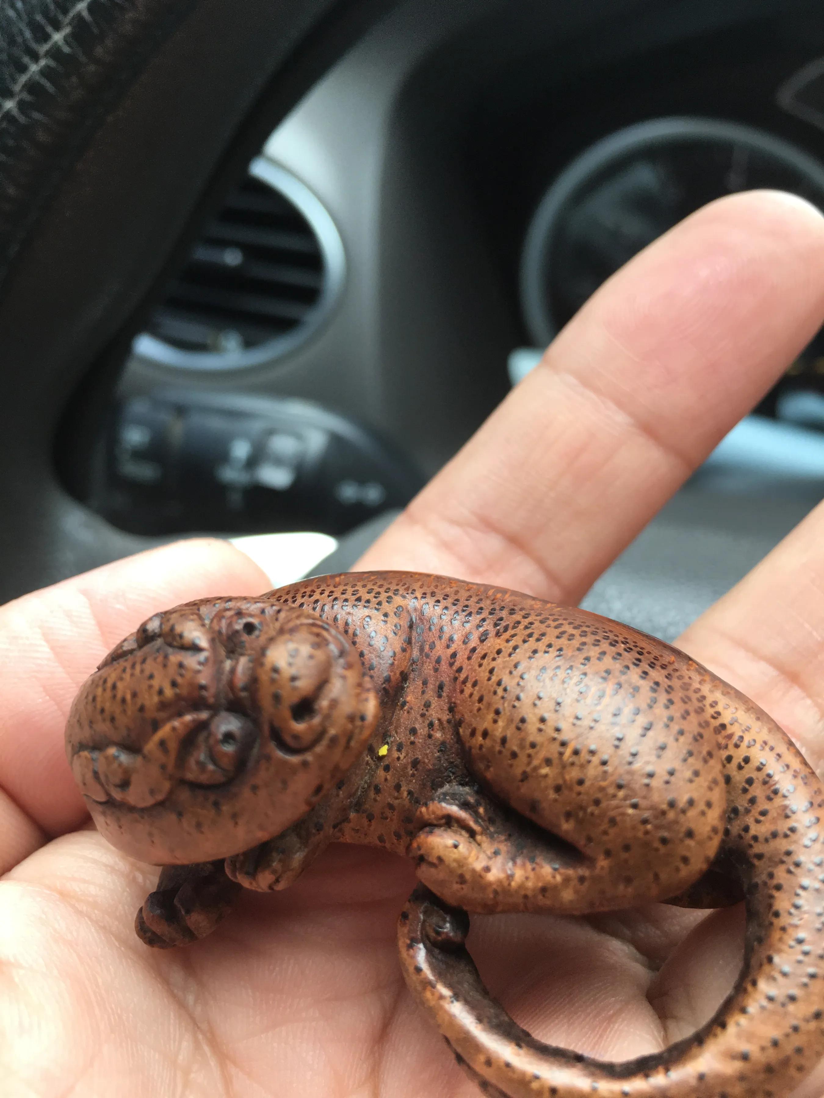 回头鸟根雕,竹根雕狮子值钱吗