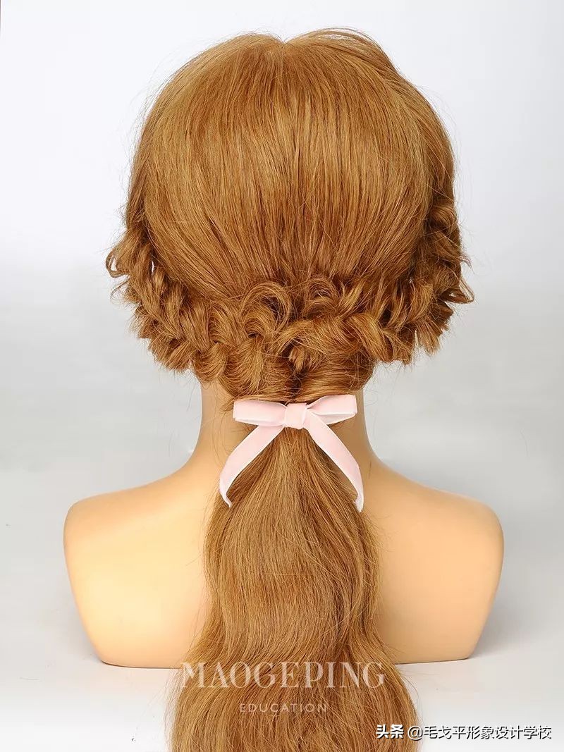 中分马尾扎中低马尾好看技巧,低马尾怎么扎才好看发量少