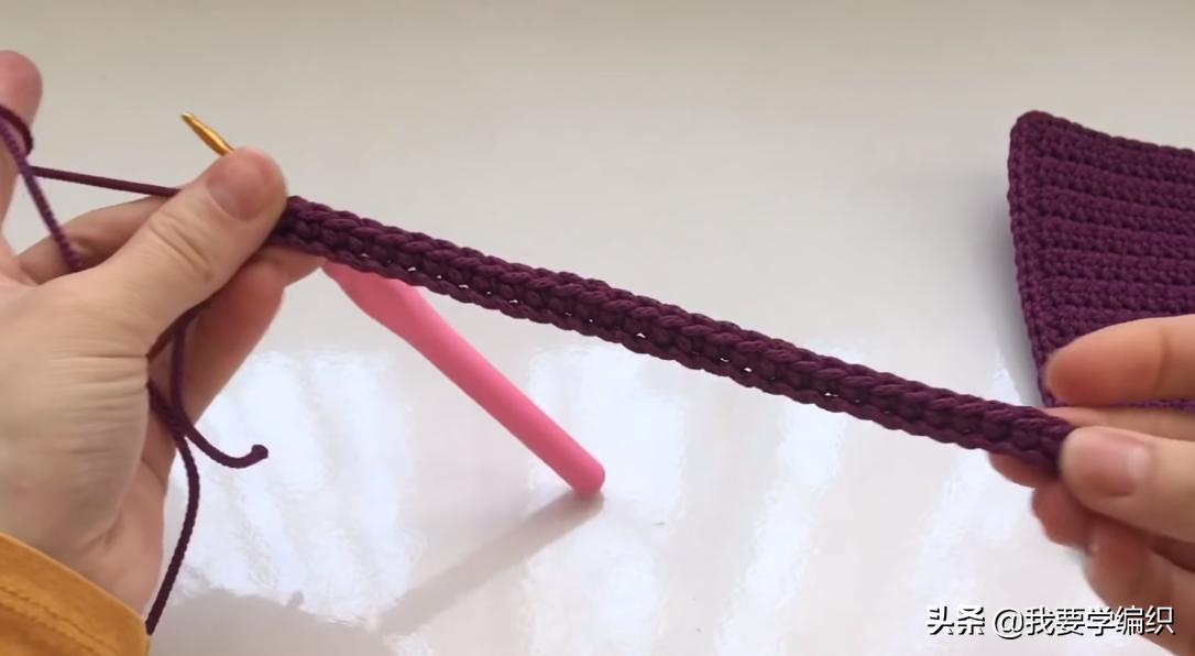 冰丝线钩织斜挎小包包,织女手工包包