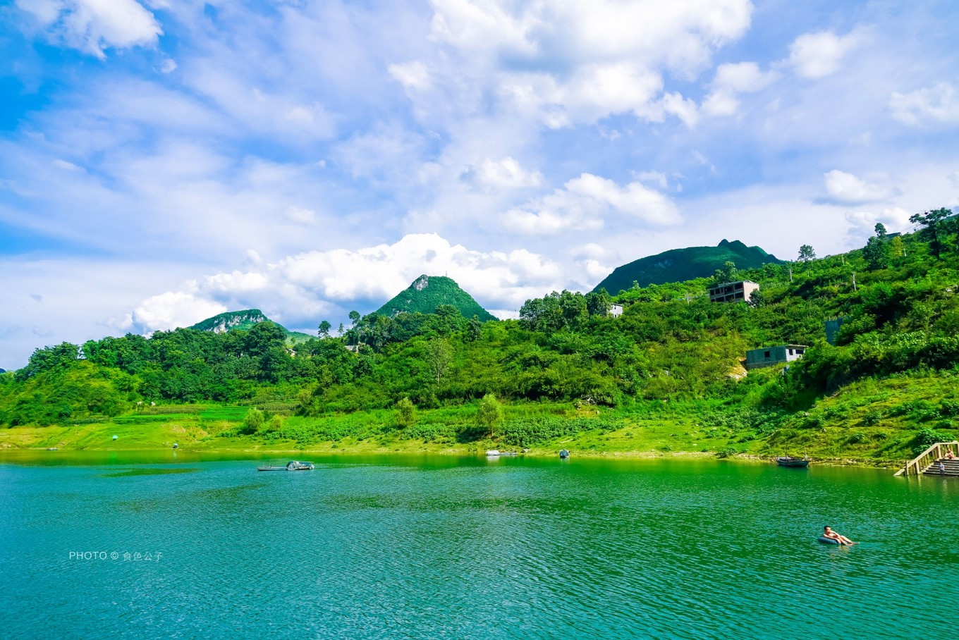 千里乌江画廊最美景点,游览贵州乌江十里画廊