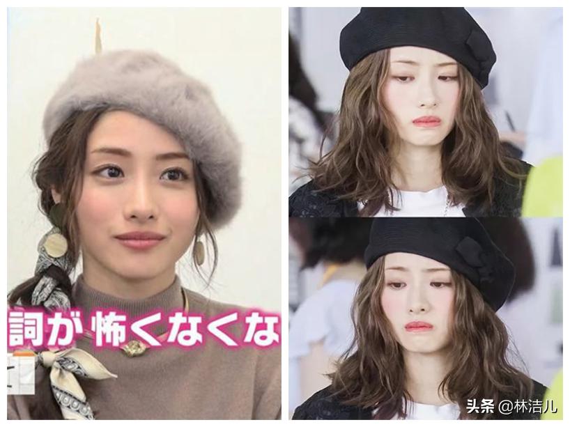 石原里美帽子搭配图片,石原里美帽子搭配