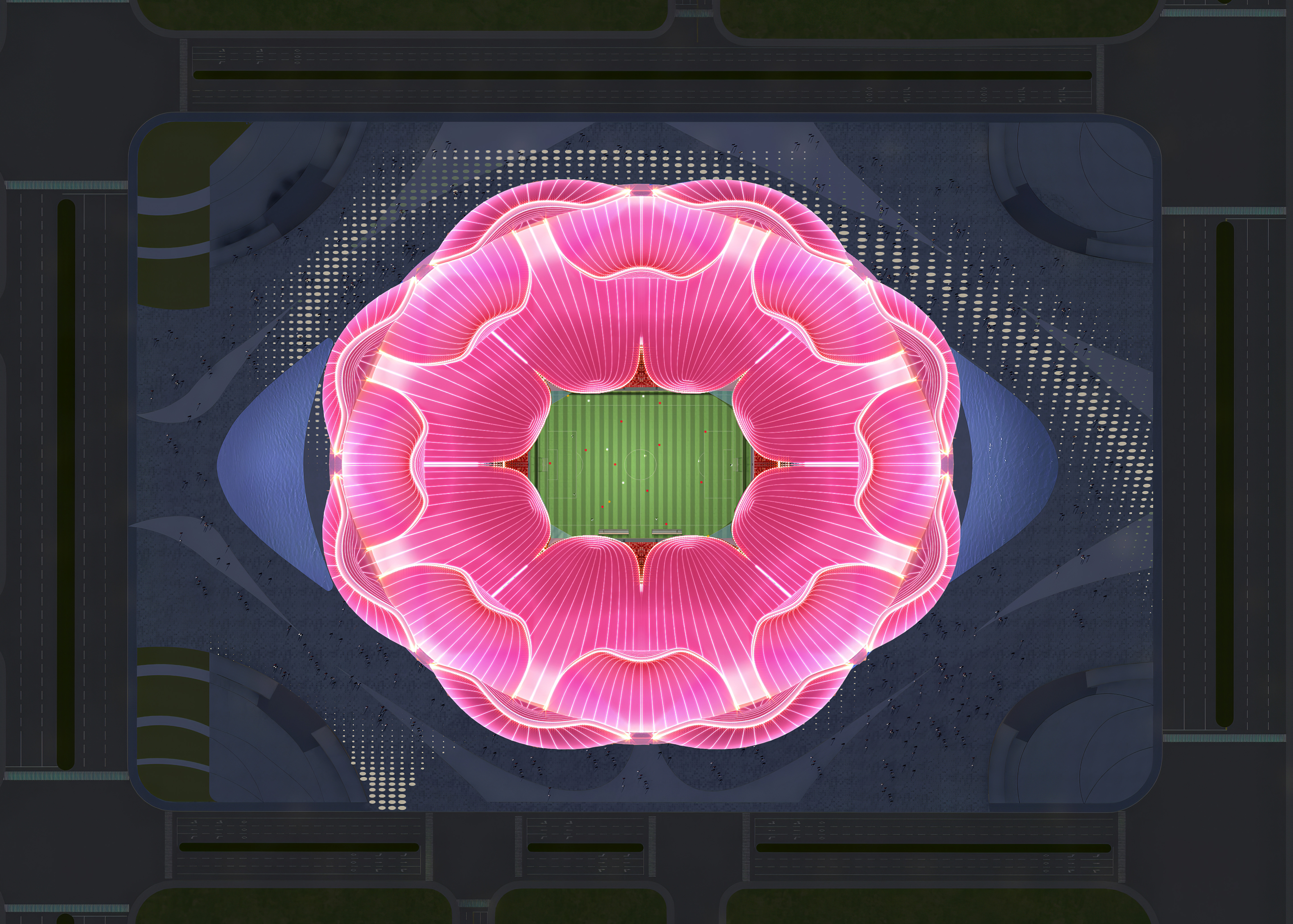 最美球场震撼来袭广州恒大足球场,最美球场图片欣赏