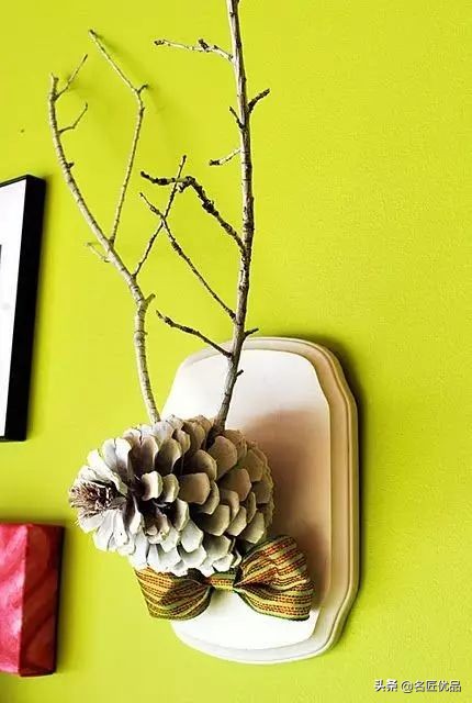 松塔创意手工实用又好看,松塔创意手工动物