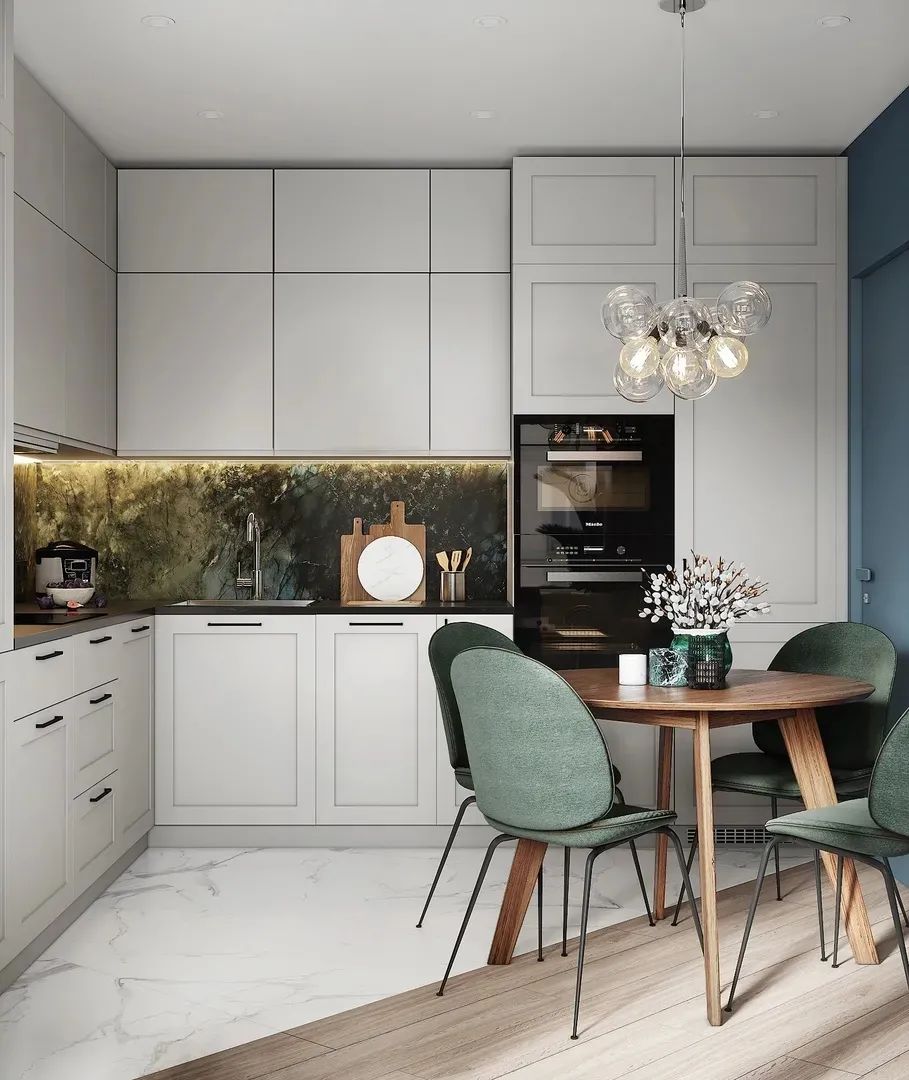 l型厨房装修尺寸一览表,l型厨房吊柜装修效果图