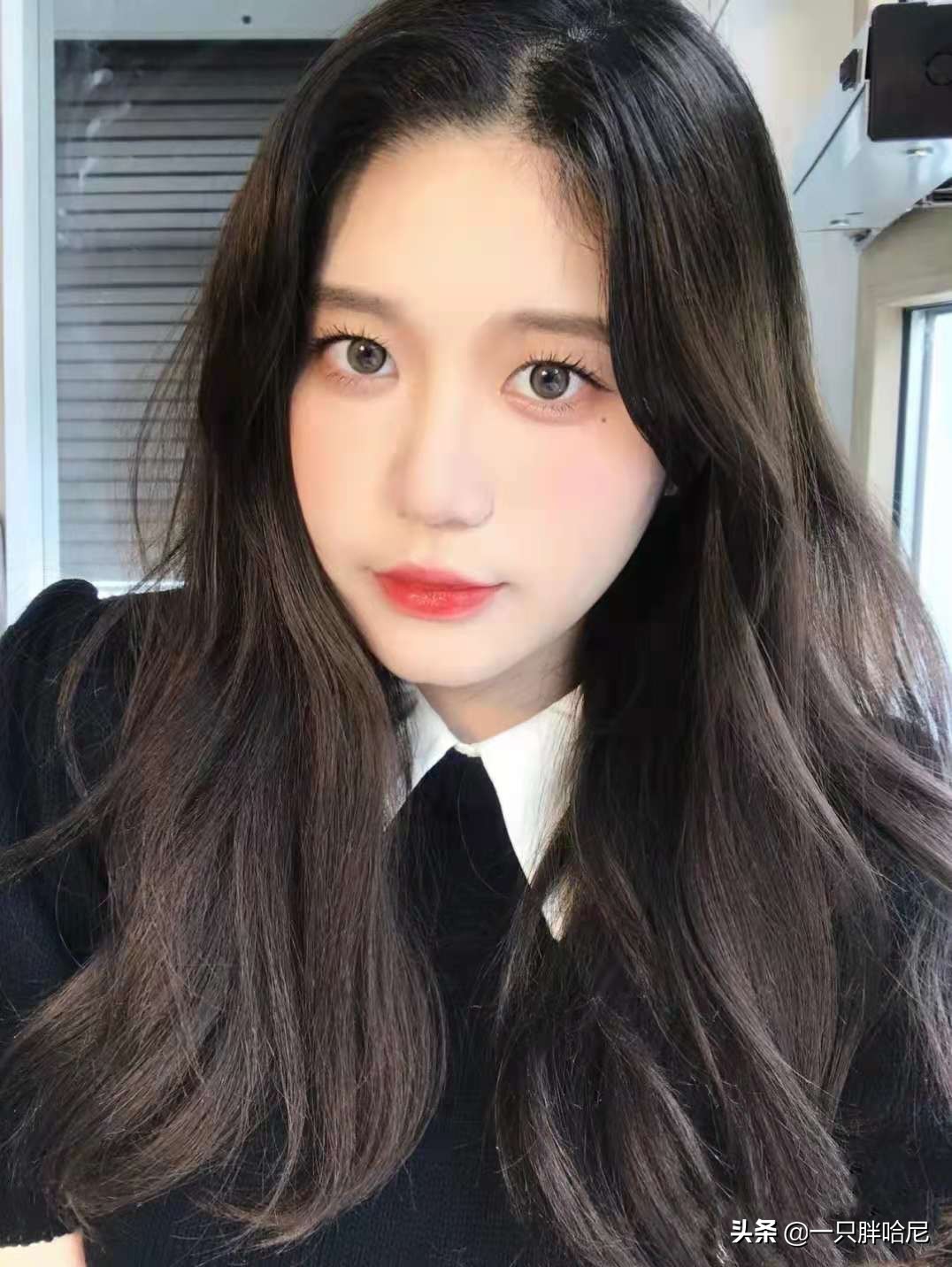 一款减龄且修颜的刘海发型,适合头大女生的发型学生党刘海