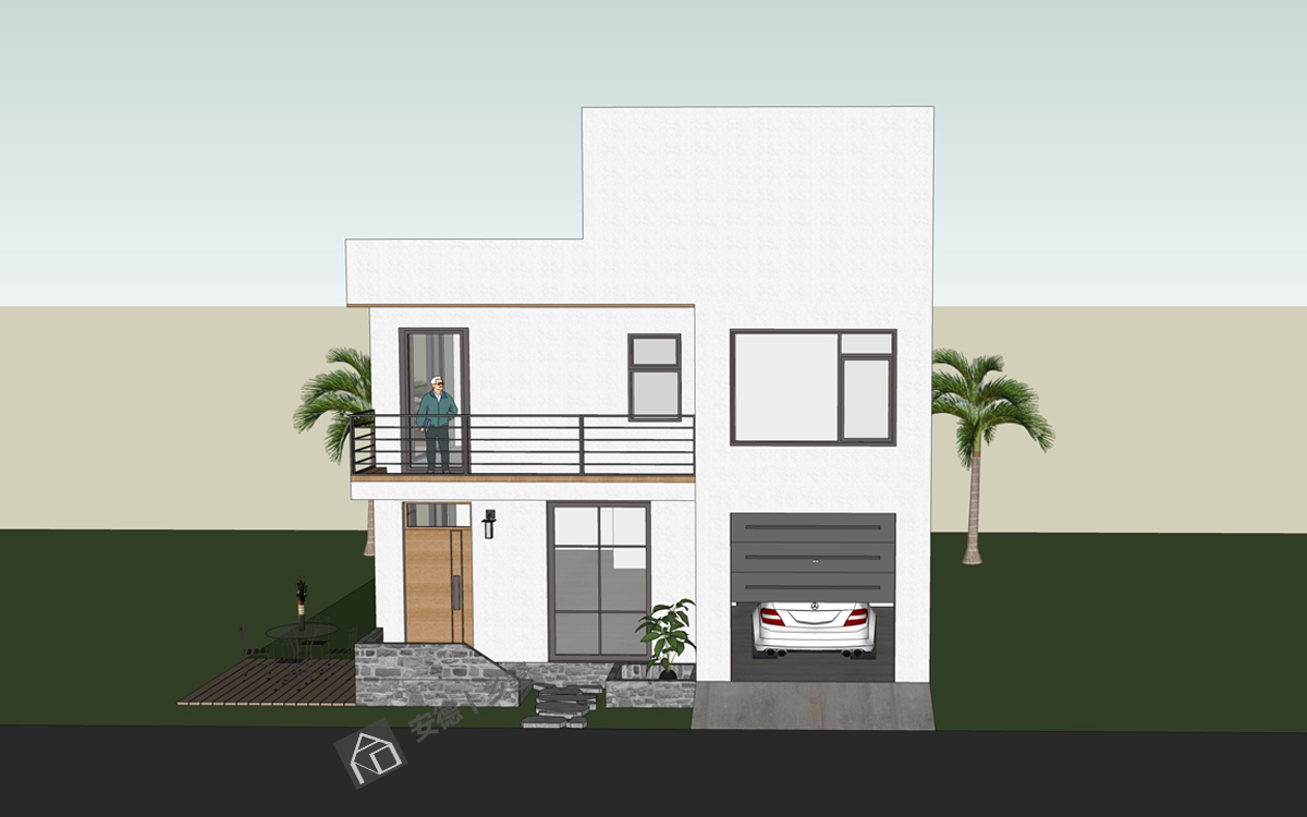 海南一层别墅主体造价,海南文昌13x10米别墅