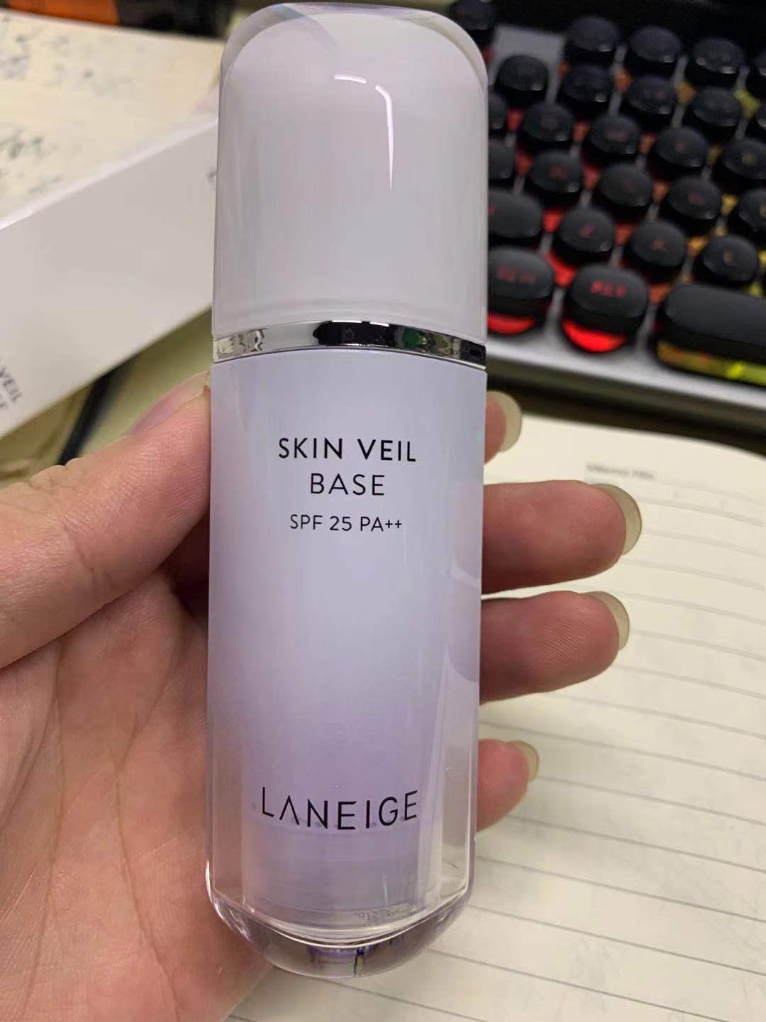 laneige兰芝防晒隔离霜遮瑕三合一,兰芝laneige雪纱丝柔隔离霜