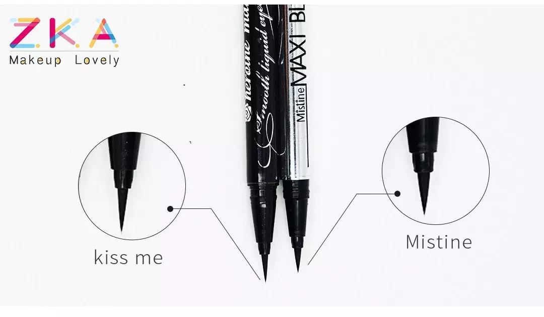 装妆美美妆商城测评｜kissme和mistine，谁才是眼线中的战斗机？