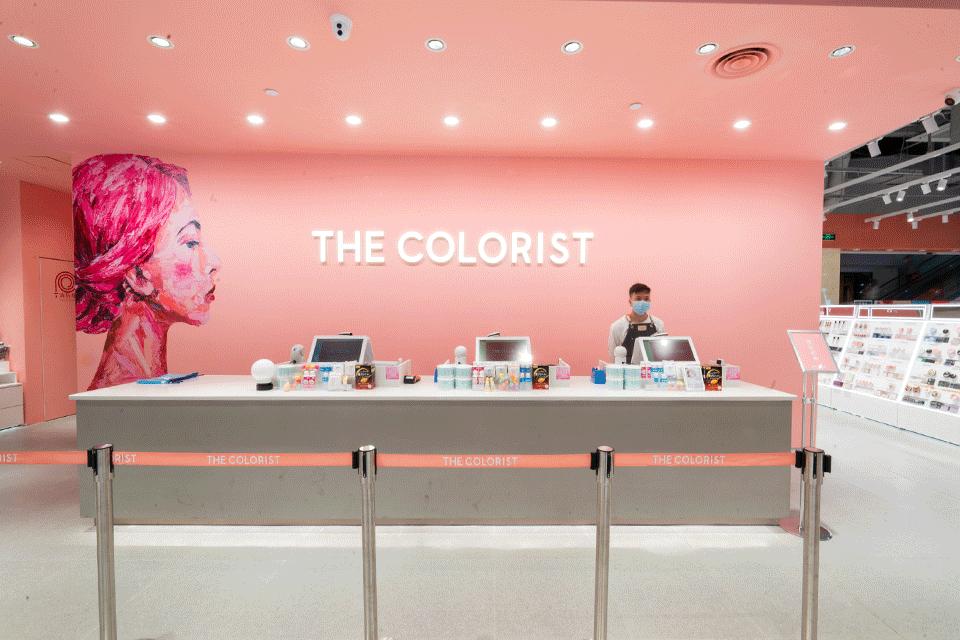 调色师门店设计图,调色师彩妆店的发展规划