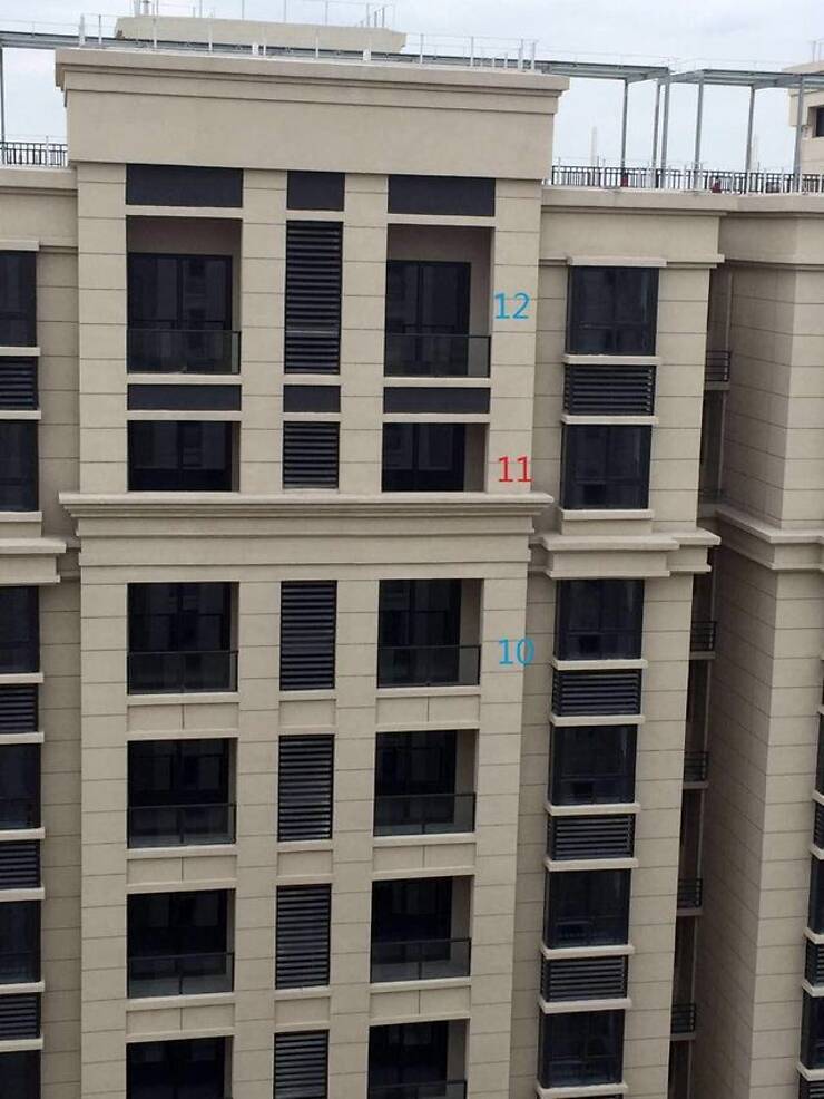 买的房子是腰线层阳台不是落地窗,买房买到了腰线层