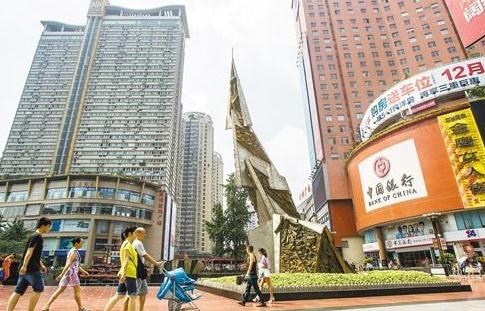 点评重庆五大商圈之一杨家坪,评价重庆各个商圈