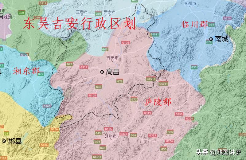 吉安行政区划图变化,吉安行政区划调整最新消息
