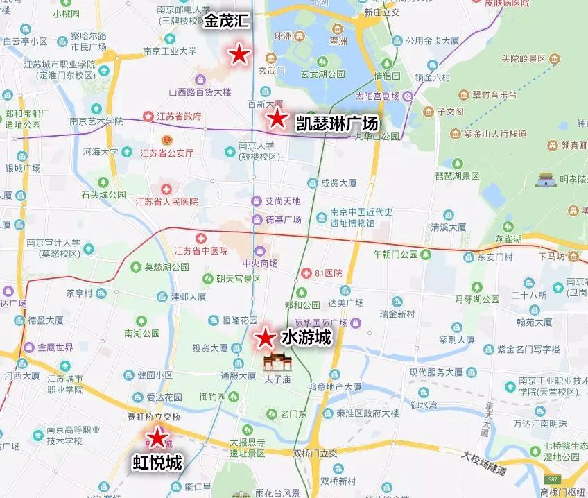 探秘南京最新商业地标,南京主城区商业体