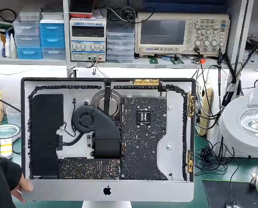 a1418苹果一体机主板维修,a1418一体机不开机