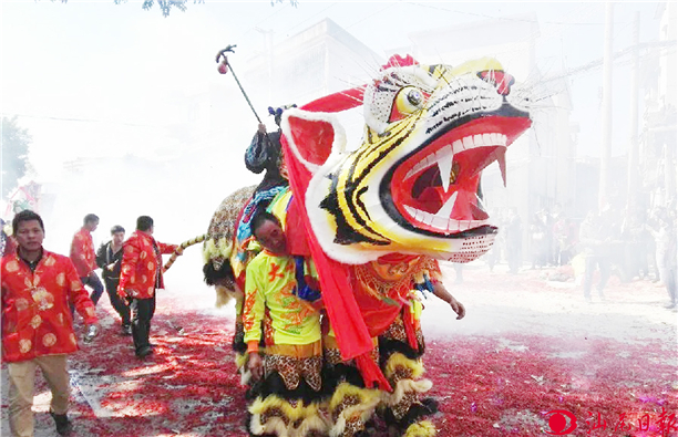 陆丰民间麒麟舞,民间奇葩舞蹈视频