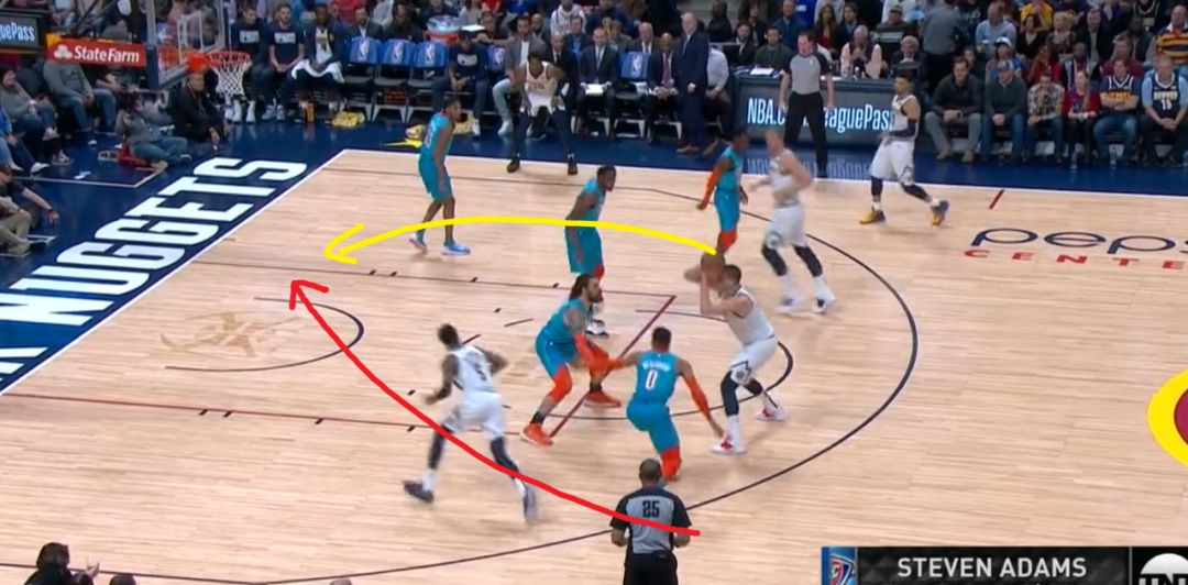 亚当斯遇到莫兰特,亚当斯防约基奇