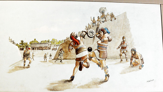 玛雅人大战史蒂夫,玛雅人比赛扔枪