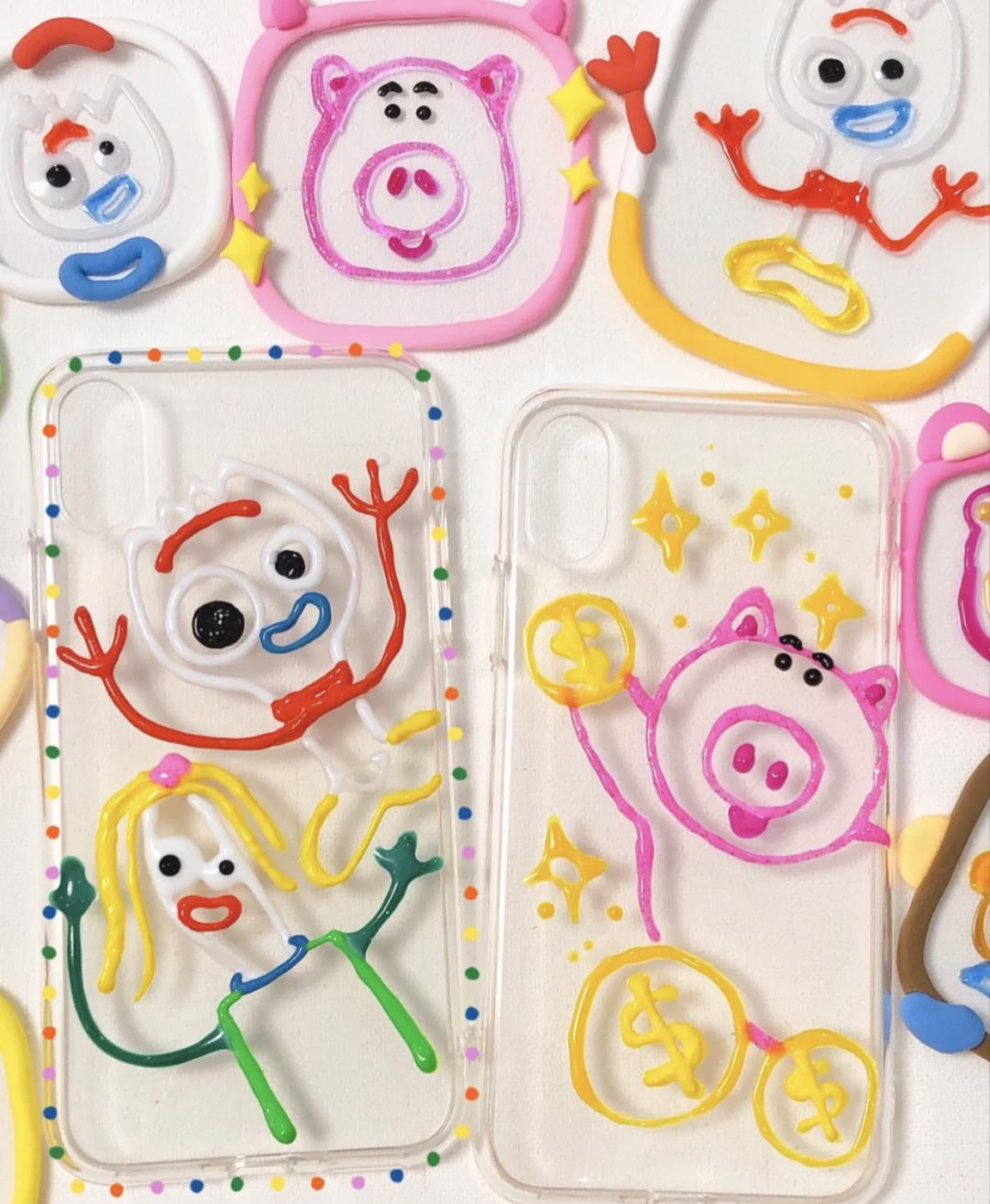 自己diy的手机壳真好看,自己动手做个手机壳吧