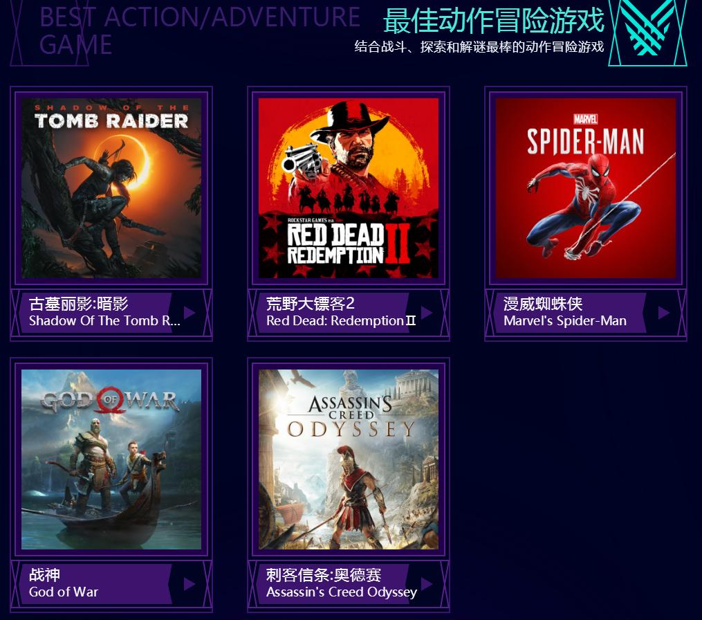 游戏界奥斯卡2018,游戏界的奥斯卡gta颁奖典礼