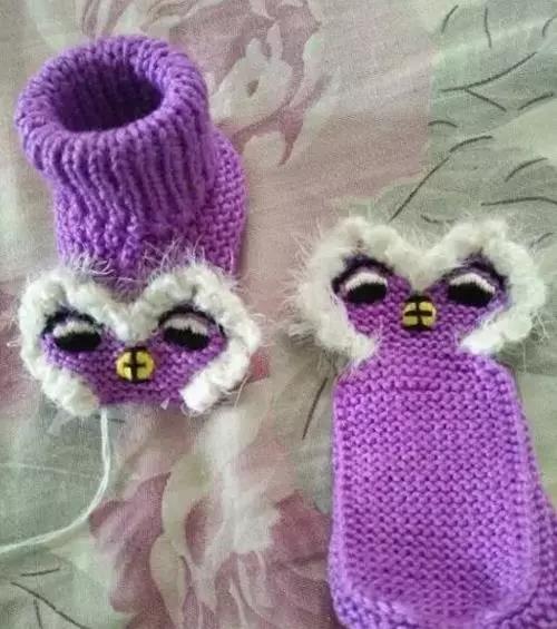 织42-43码毛线鞋全部视频教程,宝宝毛线鞋最新款式全教程