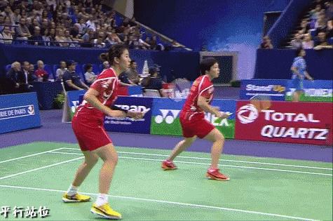 羽毛球双打跑位（站位）的核心在于移动连接