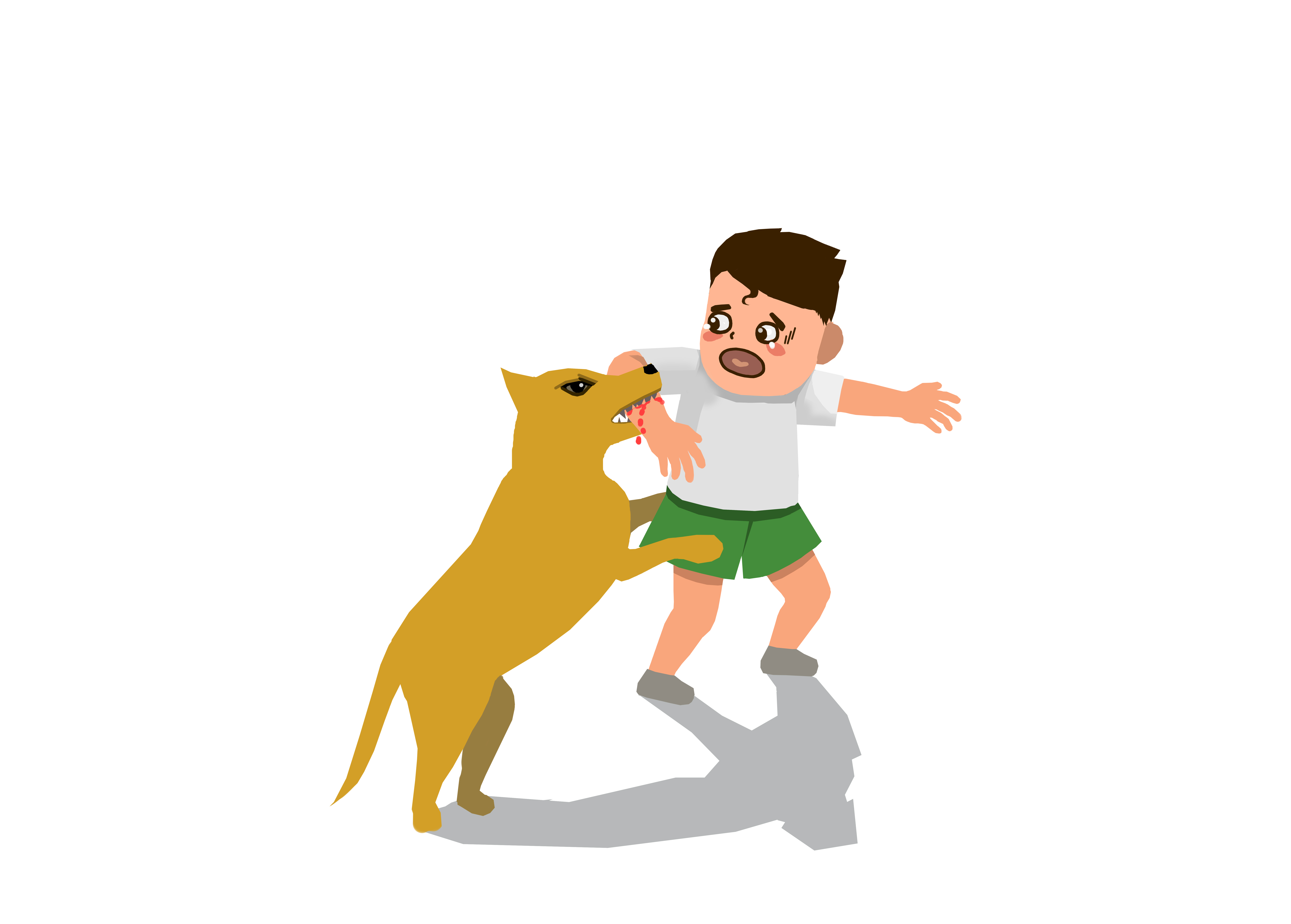 告诉孩子遇到狗咬三个自救的方法,孩子被狗狗咬了去哪里看