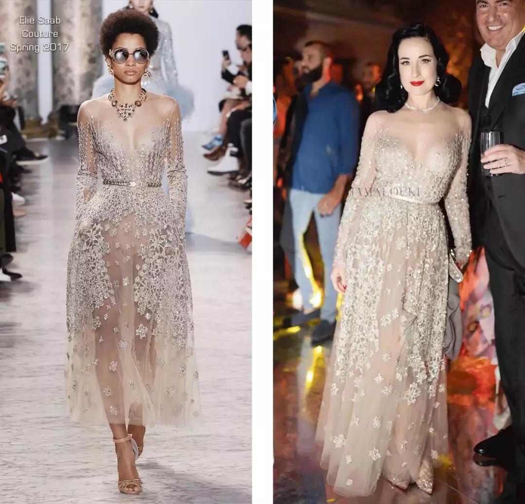 15万颗施华洛世奇水晶,eliesaab婚纱