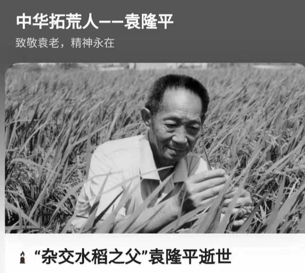 袁隆平为什么叫这个名字,袁隆平三个字意味着什么