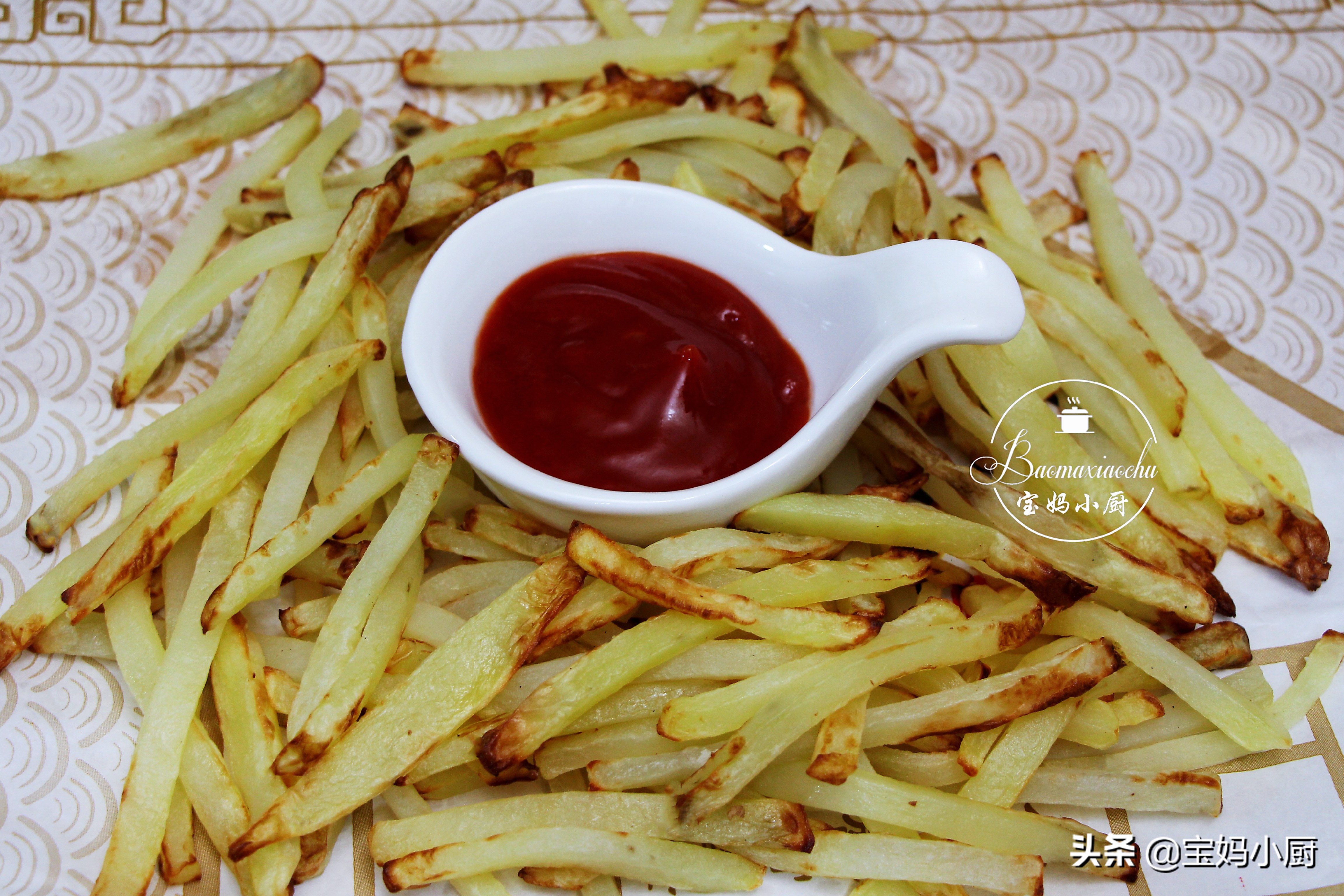 自制炸薯条再也不用到外面去吃啦,解馋小零食空气炸锅炸薯条