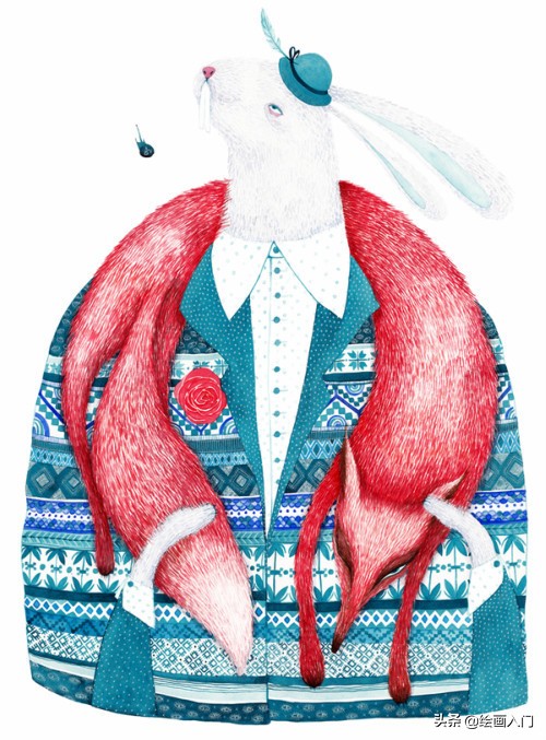 彩蛋绘画简单图案民族风,清新的民族风格