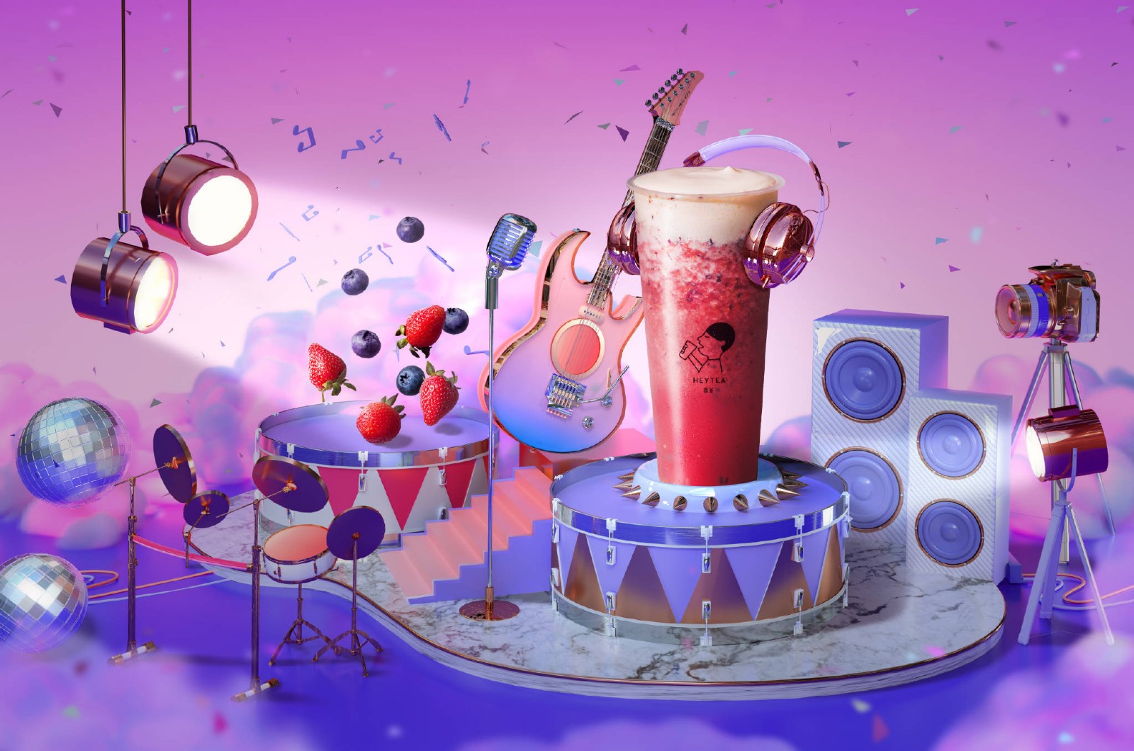 喜茶时装图片,喜茶2019二月新品