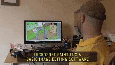 没有理由不画画！看大神用电脑自带工具搞创作