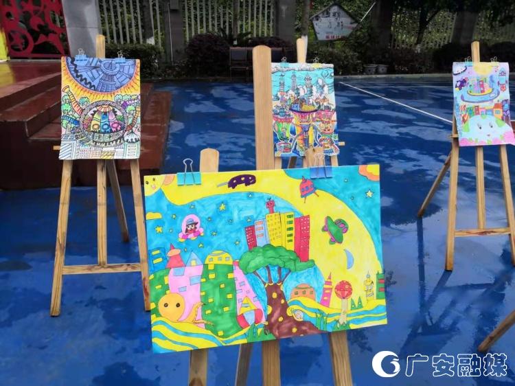 广安区东方小学：红心向*党**迎百年素质教育展风采