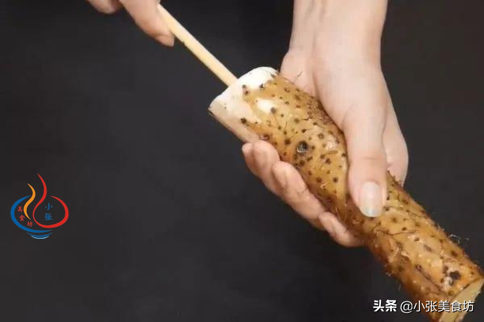 山药上插一根筷子真厉害，简单去皮手不痒，学会快告诉家人