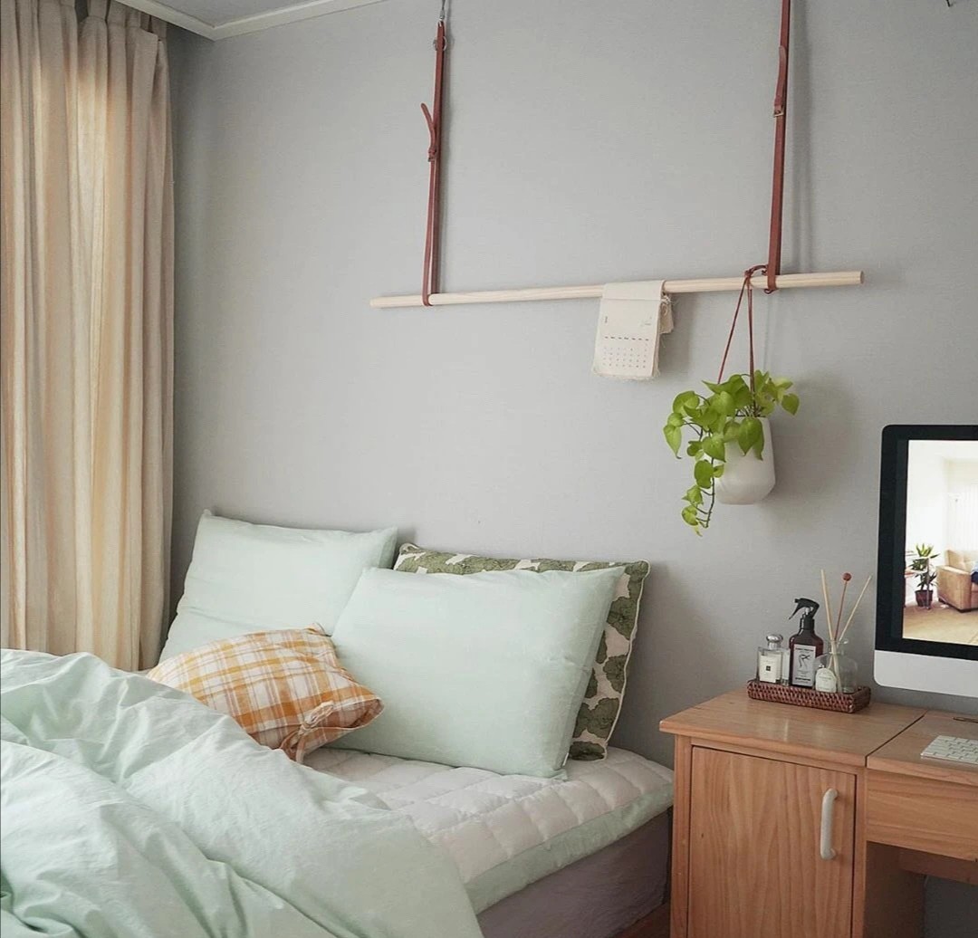 会做饭也会收拾，米白原木色，简简单单不凌乱，收住一家人的心