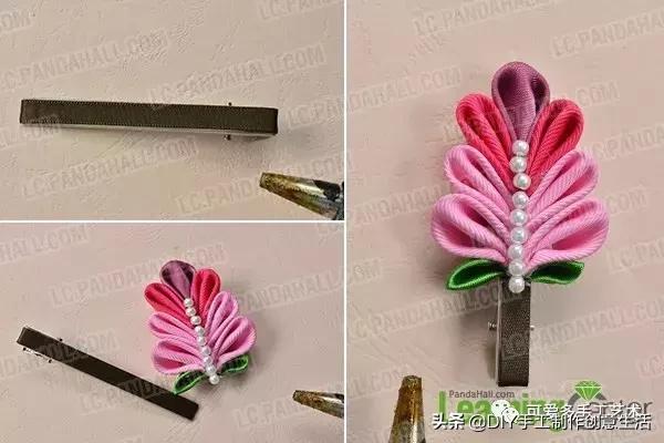 丝带做花带,做花带的教程