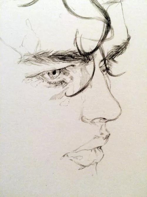 人像速写的简单画法,插画欣赏各种人物的手绘速写