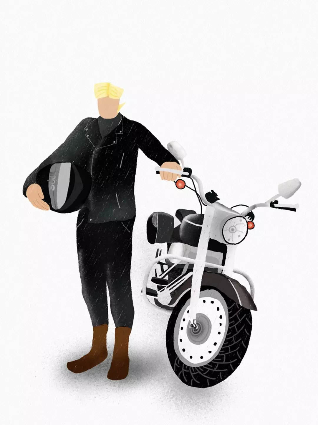 骑哈雷的爷叔,骑哈雷的爷爷还是爷叔