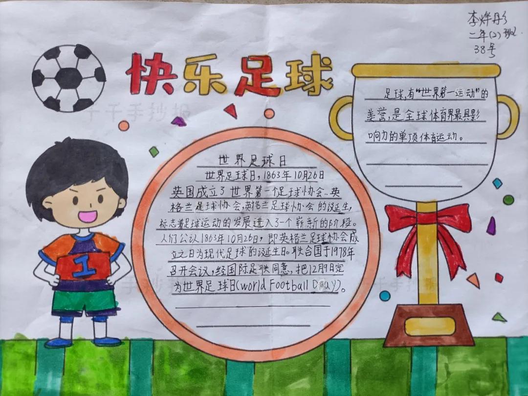 校园足球文化建设活动手抄报,以校园足球为主题的手抄报